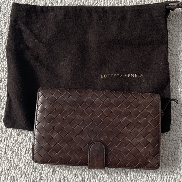 Bottega Veneta brown long wallet - Picture 1 of 7